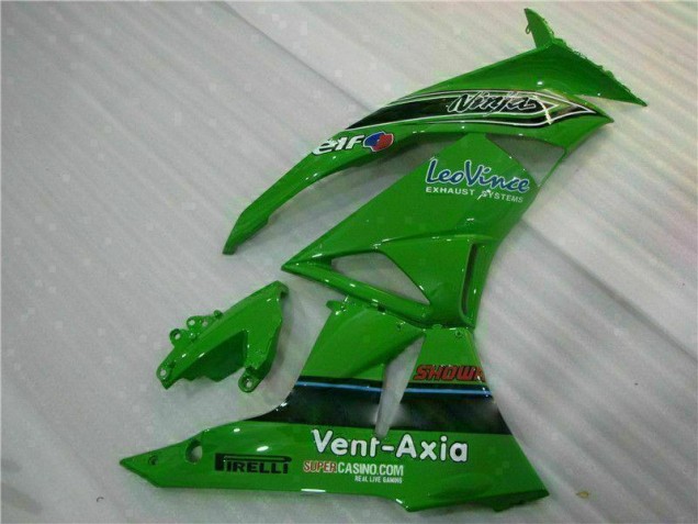 Carene Kawasaki ZX6R 09-12 - Verde Nero LeoVince Carene Kawasaki ZX6R 09-12 - Verde Nero LeoVince