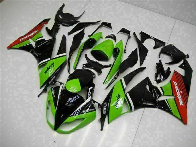 Carene Kawasaki ZX6R 09-12 - Verde Nero Rosso Carene Kawasaki ZX6R 09-12 - Verde Nero Rosso
