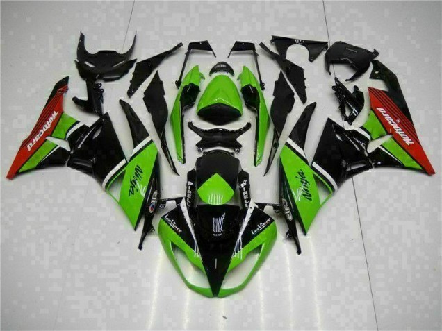 Carene Kawasaki ZX6R 09-12 - Verde Nero Rosso Carene Kawasaki ZX6R 09-12 - Verde Nero Rosso