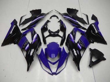 Carene Kawasaki ZX6R 13-18 - Nero Blu