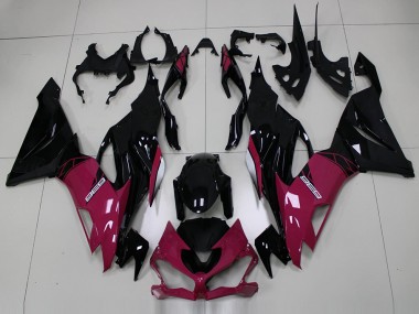 Carene Kawasaki ZX6R 19-23 - Rosa Nero
