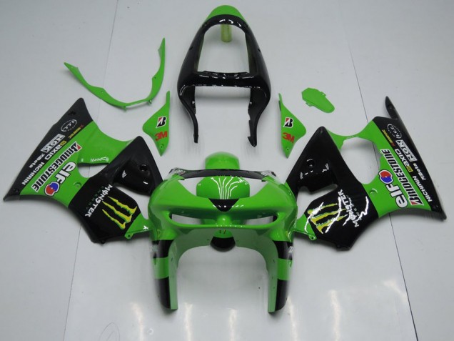 Carene Kawasaki ZX6R 98-99 - Verde Monster Carene Kawasaki ZX6R 98-99 - Verde Monster