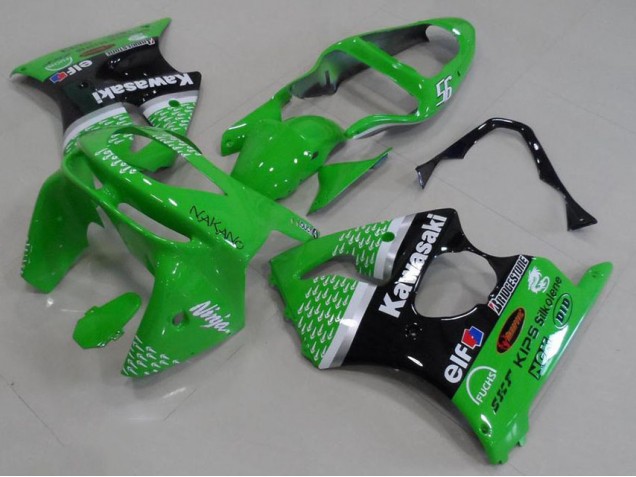 Carene Kawasaki ZX6R 98-99 - Verde Nero Carene Kawasaki ZX6R 98-99 - Verde Nero