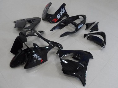 Carene Kawasaki ZX9R 00-01 - Nero con Grigio Decalcomanie