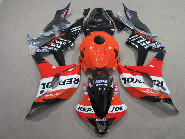 Carene & Plastica Honda CBR 600 RR 07-08 - Arancia Nero Repsol Carene & Plastica Honda CBR 600 RR 07-08 - Arancia Nero Repsol