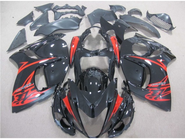 Carene & Plastica Suzuki GSXR 1300 Hayabusa 08-19 - Nero Rosso Carene & Plastica Suzuki GSXR 1300 Hayabusa 08-19 - Nero Rosso