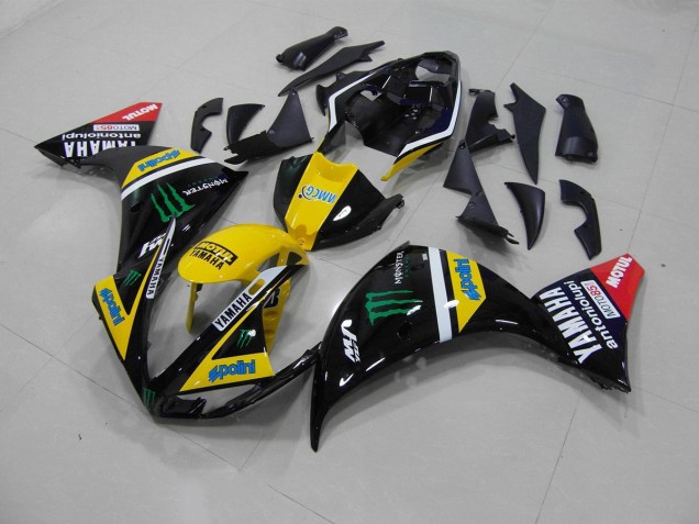 Carene & Plastica Yamaha R1 12-14 - Giallo Nero Monster Carene & Plastica Yamaha R1 12-14 - Giallo Nero Monster