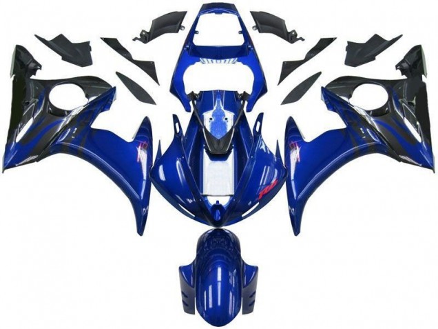Carene & Plastica Yamaha R6 03-05 - Blu Nero Carene & Plastica Yamaha R6 03-05 - Blu Nero