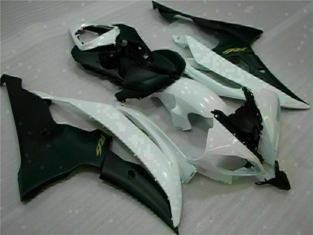 Carene & Plastica Yamaha R6 08-16 - Bianco Nero Carene & Plastica Yamaha R6 08-16 - Bianco Nero