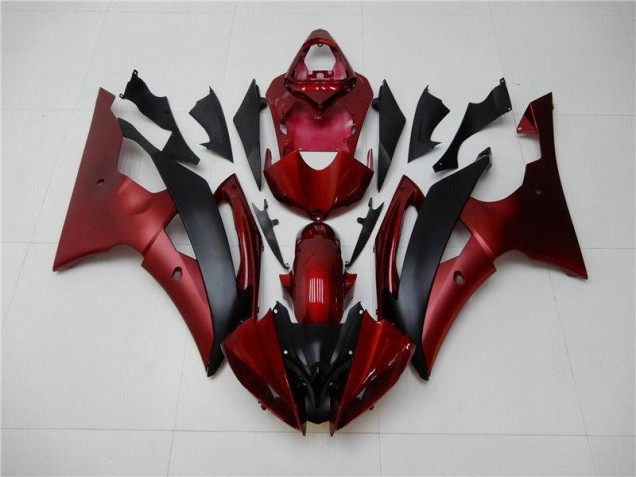 Carene & Plastica Yamaha R6 08-16 - Rosso Nero Carene & Plastica Yamaha R6 08-16 - Rosso Nero