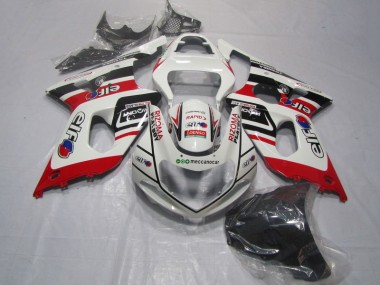Carene Suzuki GSXR 1000 K1 00-02 - Bianco Rosso Rizoma Playboy