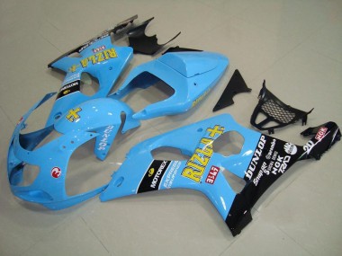 Carene Suzuki GSXR 1000 K1 00-02 - Blu Nero
