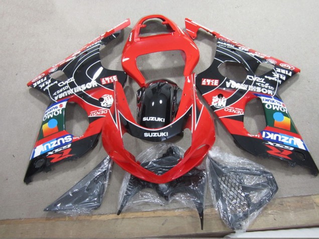 Carene Suzuki GSXR 1000 K1 00-02 - Rosso Nero Denso Carene Suzuki GSXR 1000 K1 00-02 - Rosso Nero Denso