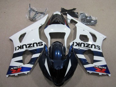 Carene Suzuki GSXR 1000 K3 03-04 - Bianco Blu Nero Decal