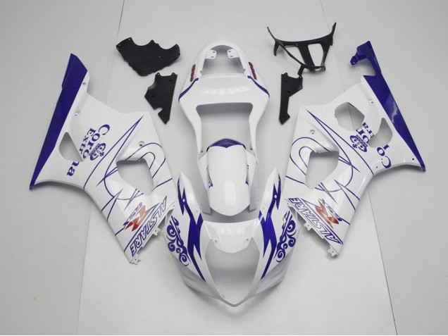 Carene Suzuki GSXR 1000 K3 03-04 - Blu Bianco Corona Carene Suzuki GSXR 1000 K3 03-04 - Blu Bianco Corona