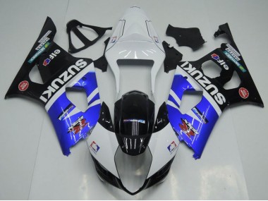 Carene Suzuki GSXR 1000 K3 03-04 - Blu Bianco & Nero
