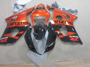 Carene Suzuki GSXR 1000 K3 03-04 - Nero Arancia