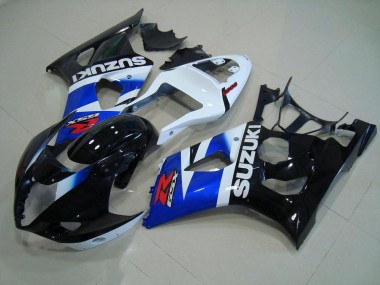Carene Suzuki GSXR 1000 K3 03-04 - Nero Blu Bianco