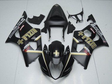 Carene Suzuki GSXR 1000 K3 03-04 - Nero Opaco Rizla