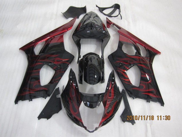 Carene Suzuki GSXR 1000 K3 03-04 - Nero Rosso Fiamma Carene Suzuki GSXR 1000 K3 03-04 - Nero Rosso Fiamma