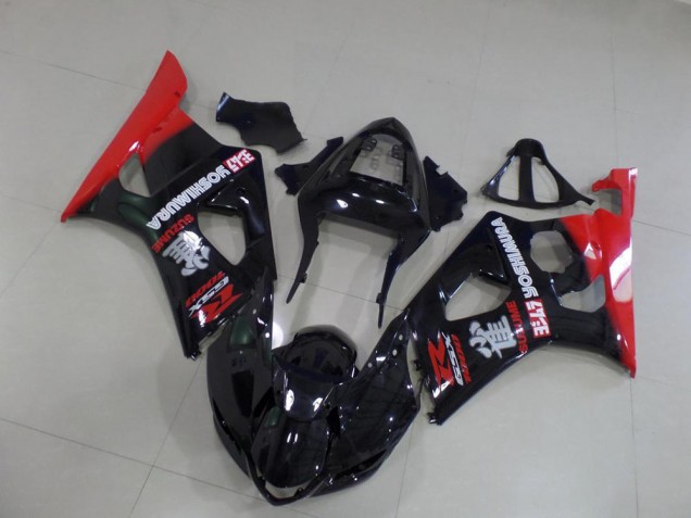 Carene Suzuki GSXR 1000 K3 03-04 - Nero & Rosso Carene Suzuki GSXR 1000 K3 03-04 - Nero & Rosso