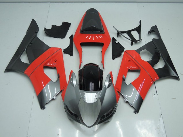 Carene Suzuki GSXR 1000 K3 03-04 - Rosso & Grigio Carene Suzuki GSXR 1000 K3 03-04 - Rosso & Grigio
