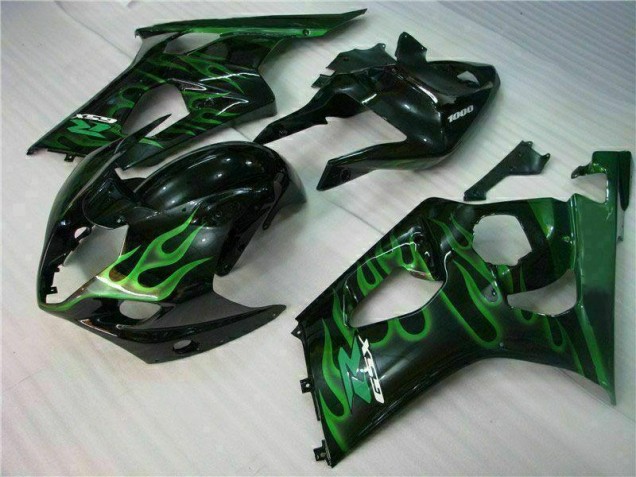 Carene Suzuki GSXR 1000 K3 03-04 - Verde Nero Carene Suzuki GSXR 1000 K3 03-04 - Verde Nero