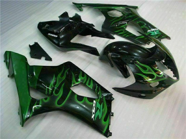 Carene Suzuki GSXR 1000 K3 03-04 - Verde Nero Carene Suzuki GSXR 1000 K3 03-04 - Verde Nero