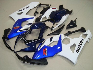 Carene Suzuki GSXR 1000 K5 05-06 - Blu Bianco Nero