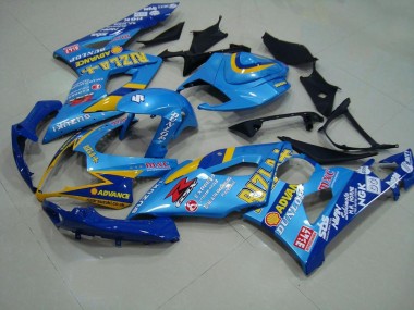 Carene Suzuki GSXR 1000 K5 05-06 - Blu Rizla