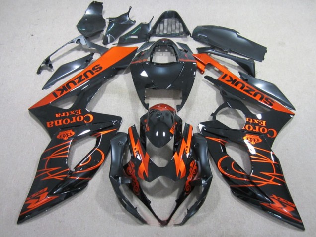 Carene Suzuki GSXR 1000 K5 05-06 - Nero Arancia Corona Extra Carene Suzuki GSXR 1000 K5 05-06 - Nero Arancia Corona Extra