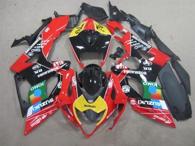 Carene Suzuki GSXR 1000 K5 05-06 - Nero Rosso Giallo Carene Suzuki GSXR 1000 K5 05-06 - Nero Rosso Giallo
