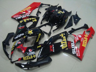 Carene Suzuki GSXR 1000 K5 05-06 - Nero Rosso Rizla