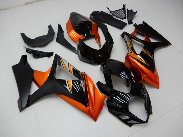 Carene Suzuki GSXR 1000 K7 07-08 - Arancia Nero Carene Suzuki GSXR 1000 K7 07-08 - Arancia Nero