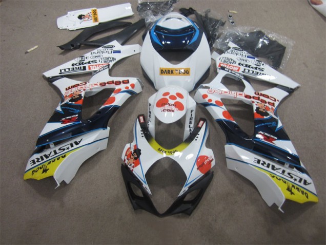 Carene Suzuki GSXR 1000 K7 07-08 - Bianco Blu Dark Dog Carene Suzuki GSXR 1000 K7 07-08 - Bianco Blu Dark Dog