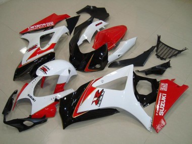 Carene Suzuki GSXR 1000 K7 07-08 - Bianco Rosso Nero
