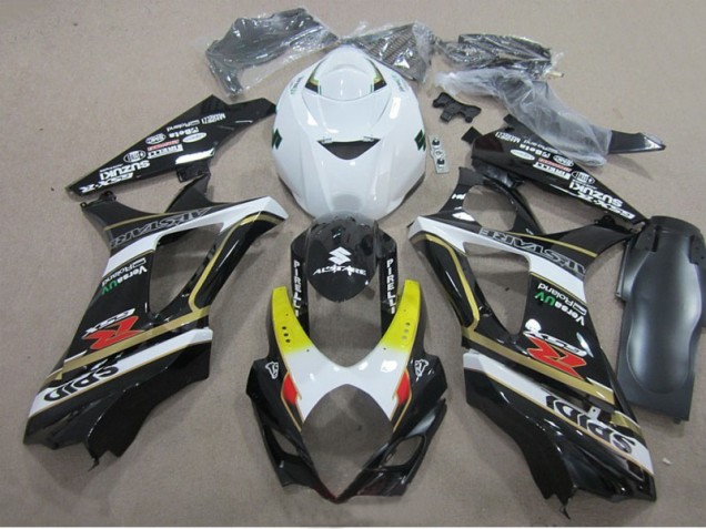 Carene Suzuki GSXR 1000 K7 07-08 - Nero Bianco Carene Suzuki GSXR 1000 K7 07-08 - Nero Bianco