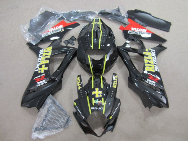 Carene Suzuki GSXR 1000 K7 07-08 - Nero Giallo Rizla Carene Suzuki GSXR 1000 K7 07-08 - Nero Giallo Rizla