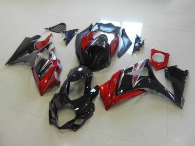 Carene Suzuki GSXR 1000 K7 07-08 - Rosso Nero No Adesivo