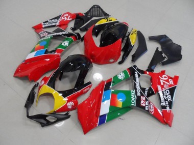 Carene Suzuki GSXR 1000 K7 07-08 - Rosso & Verde