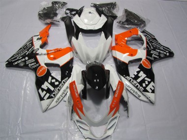 Carene Suzuki GSXR 1000 K9 09-16 - Bianco Nero Arancia Bright Logic