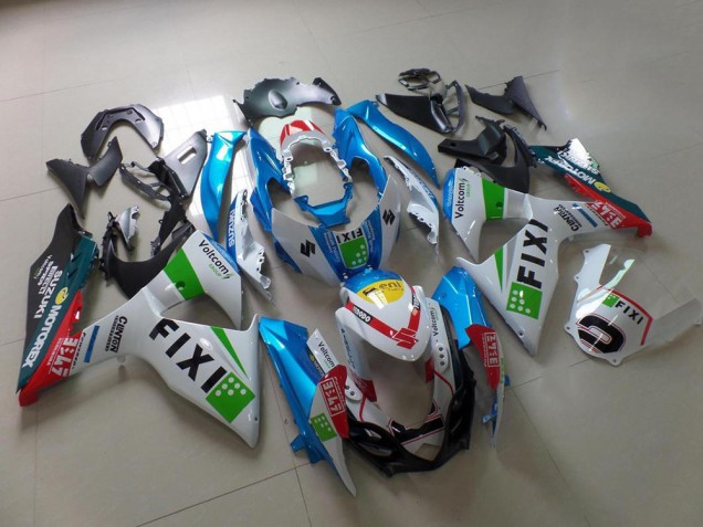 Carene Suzuki GSXR 1000 K9 09-16 - Blu Fixi Carene Suzuki GSXR 1000 K9 09-16 - Blu Fixi