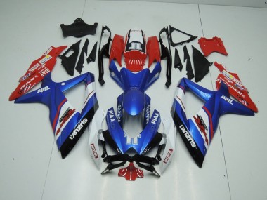Carene Suzuki GSXR 1000 K9 09-16 - Blu & Rosso