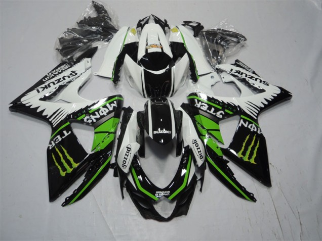 Carene Suzuki GSXR 1000 K9 09-16 - Nero Bianco Verde Monster Pizzoli Carene Suzuki GSXR 1000 K9 09-16 - Nero Bianco Verde Monster Pizzoli