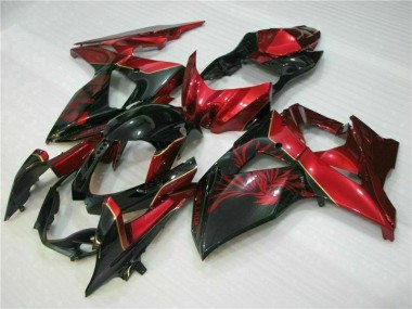 Carene Suzuki GSXR 1000 K9 09-16 - Rosso Fiamma Nero