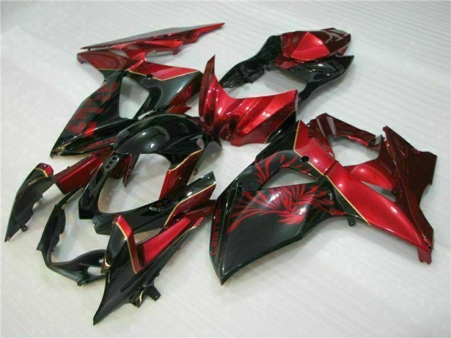 Carene Suzuki GSXR 1000 K9 09-16 - Rosso Fiamma Nero Carene Suzuki GSXR 1000 K9 09-16 - Rosso Fiamma Nero