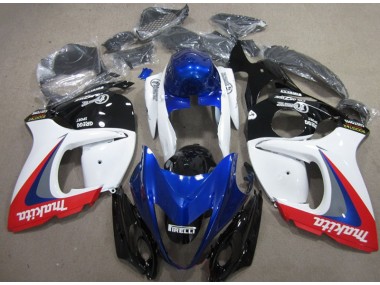 Carene Suzuki GSXR 1300 Hayabusa 08-19 - Bianco Blu Makita