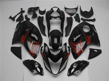 Carene Suzuki GSXR 1300 Hayabusa 08-19 - Nero Rosso