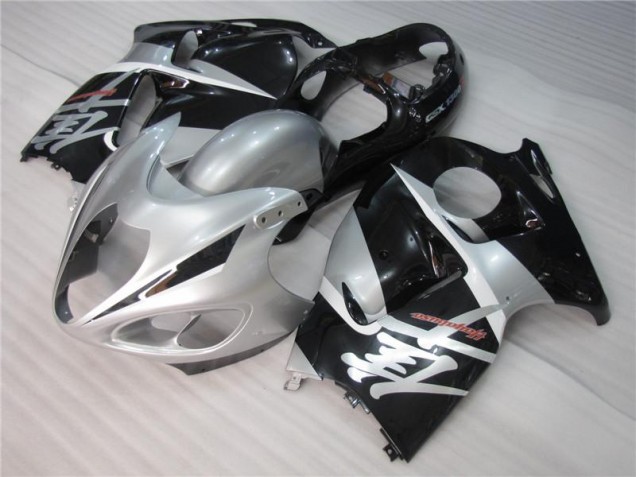 Carene Suzuki GSXR 1300 Hayabusa 96-07 - Argento Nero Carene Suzuki GSXR 1300 Hayabusa 96-07 - Argento Nero