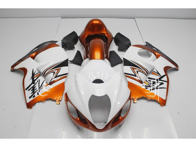 Carene Suzuki GSXR 1300 Hayabusa 96-07 - Bianco Arancia Carene Suzuki GSXR 1300 Hayabusa 96-07 - Bianco Arancia